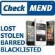 CheckMEND blocked/barred/stolen checker